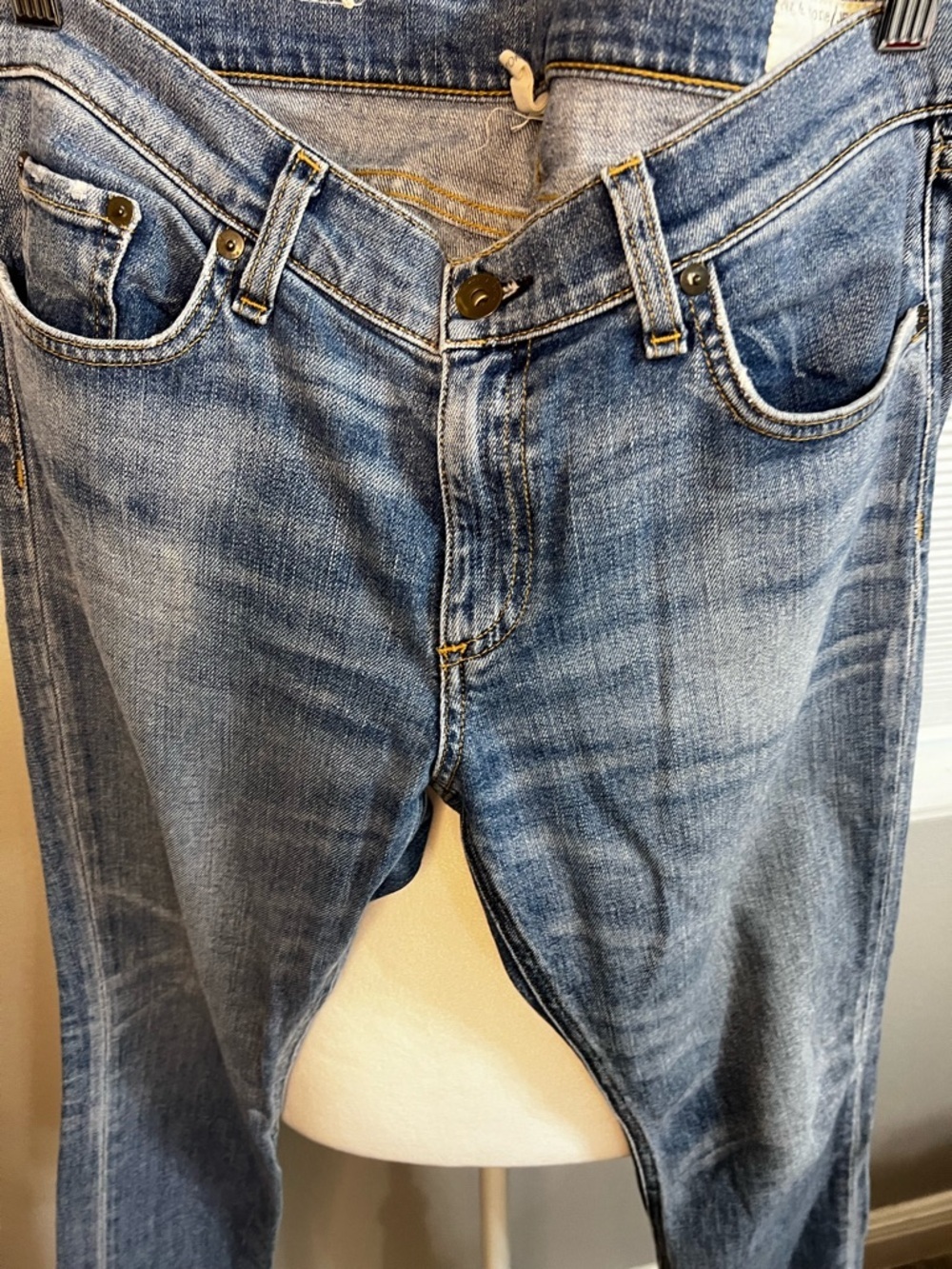 rag and bone tomboy light blue jeans west village 29 8 - Picture 8 of 14